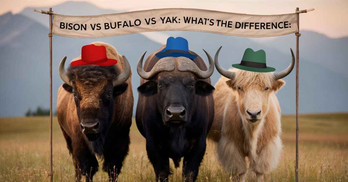 Bison Vs Buffalo Vs Yak What’s The Difference